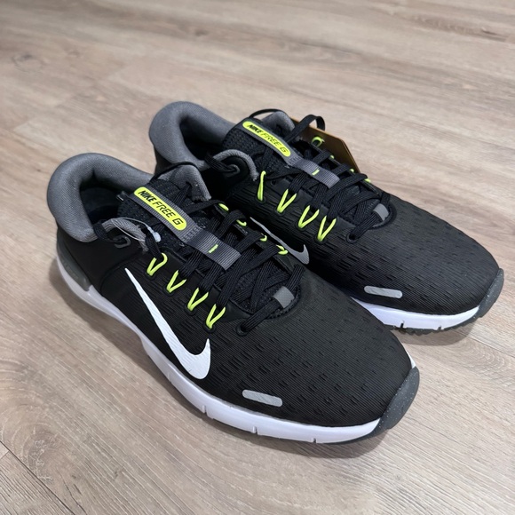 Nike Free Golf NN Golf Shoes Black Iron Grey White FN0332-001 Men's Size 8.5